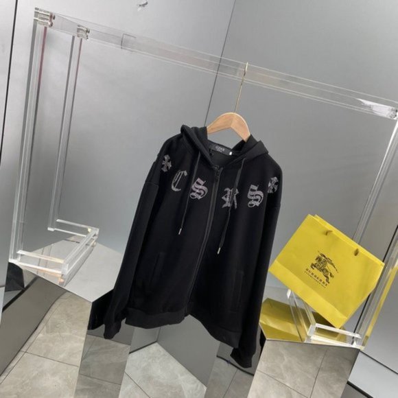 Chrome hearts dark wind cross rhinestone cardigan sweater - Picture 7 of 8